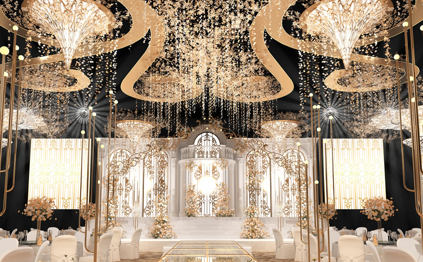 牟定花木兰喜事汇金色大厅效果展示